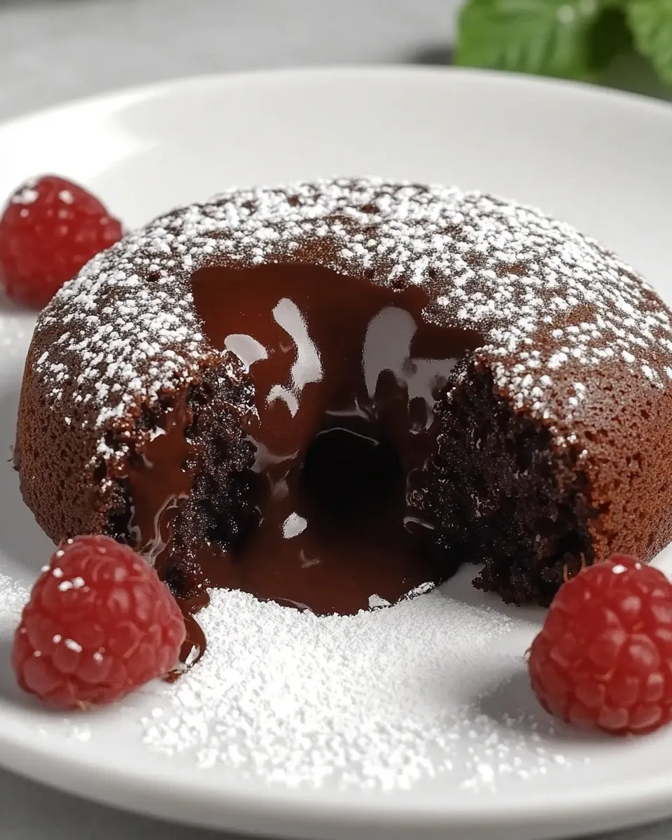 Classic Easy Chocolate Molten Lava Cakes image