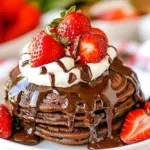 Homemade Easy Chocolate Pancakes photo