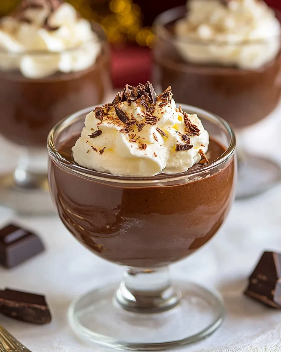 Homemade Easy Chocolate Pudding for Two photo