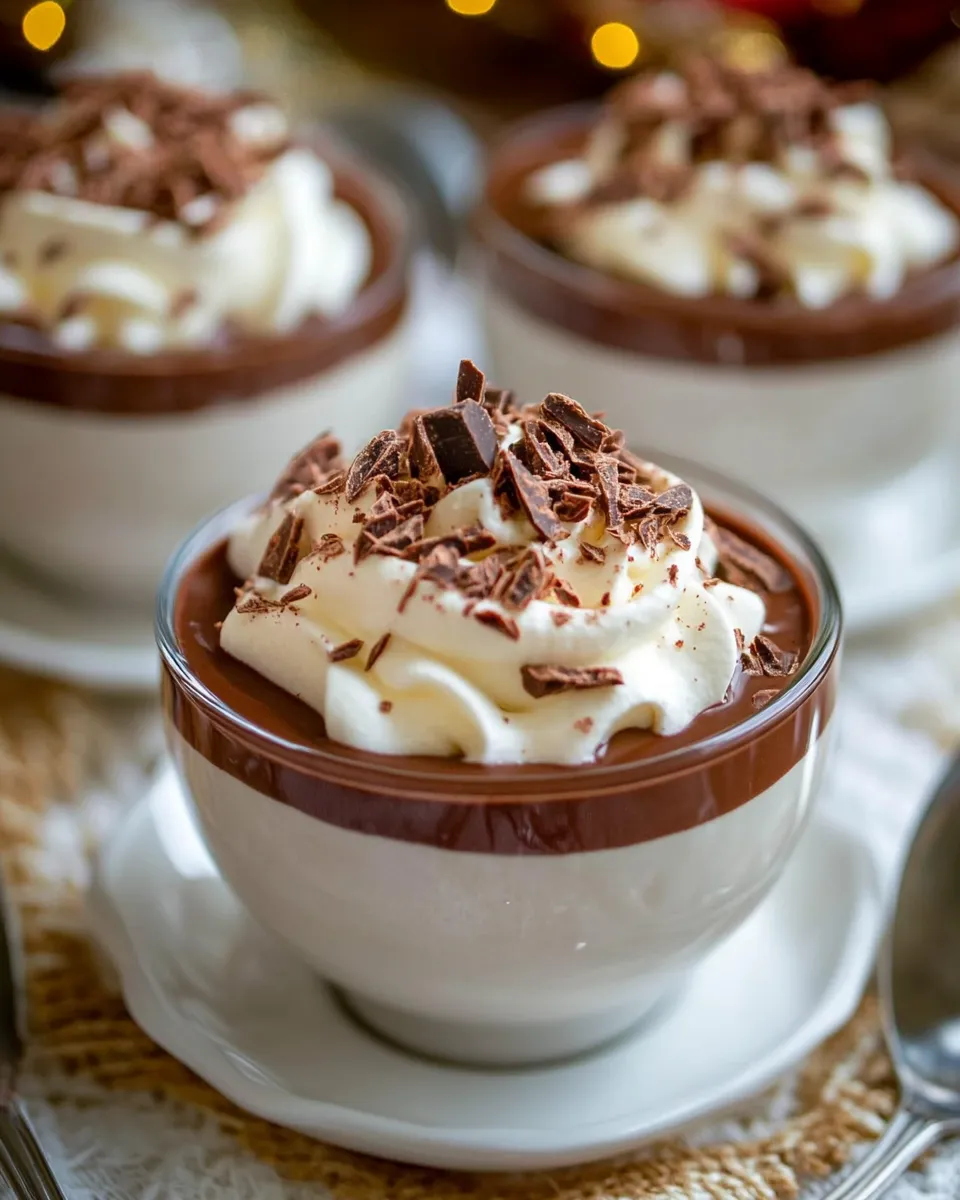 Classic Easy Chocolate Pudding for Two image