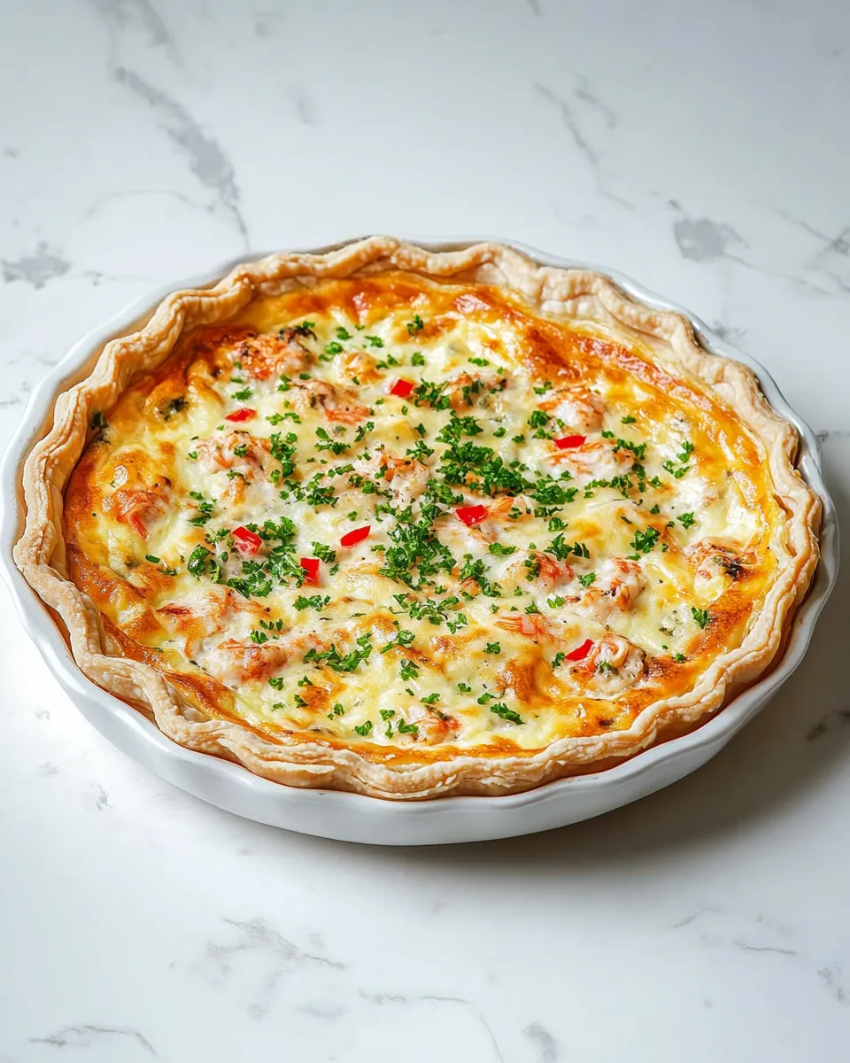 Classic Easy Crab Quiche image