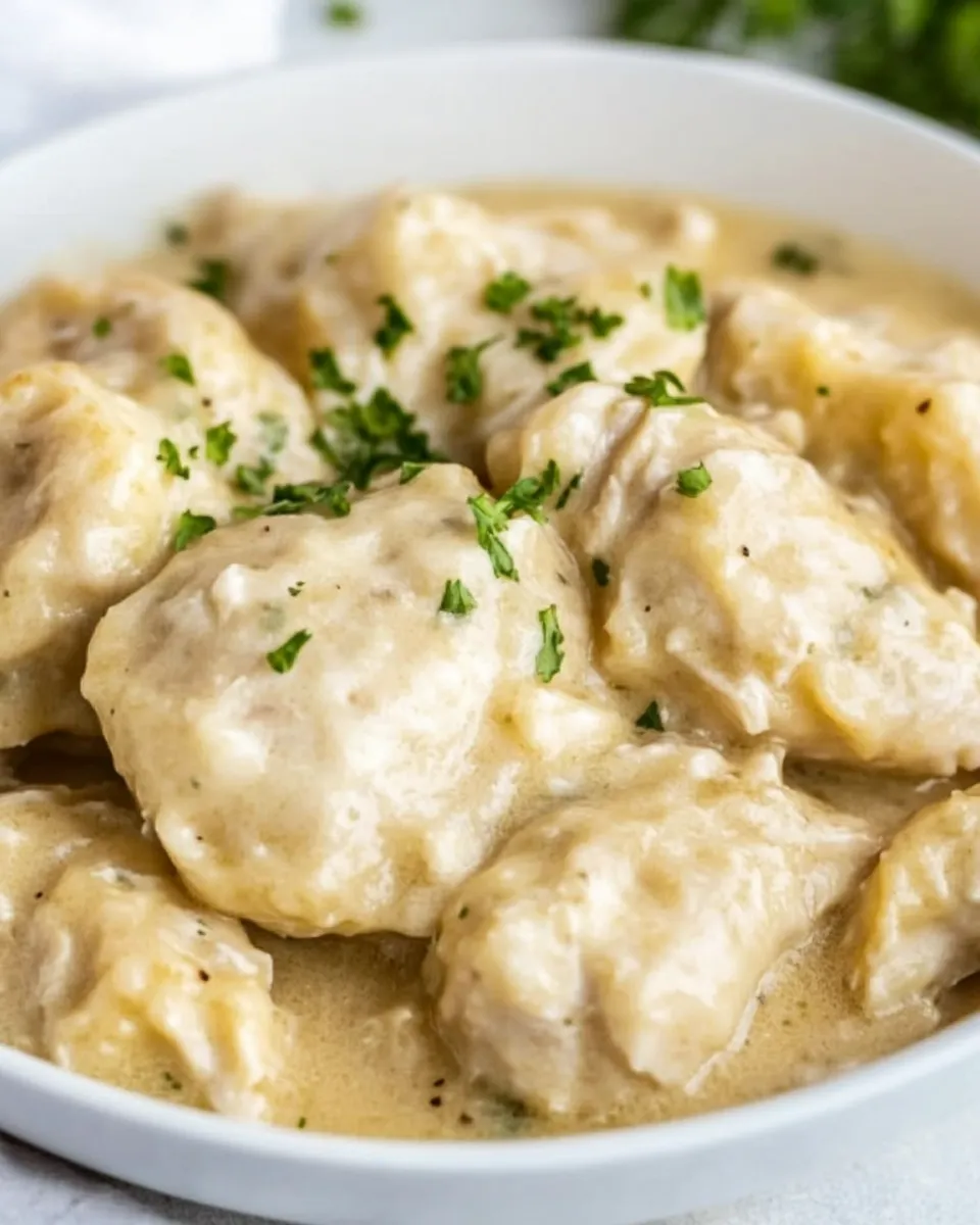 Delicious Easy Crock Pot Chicken and Dumplings recipe photo