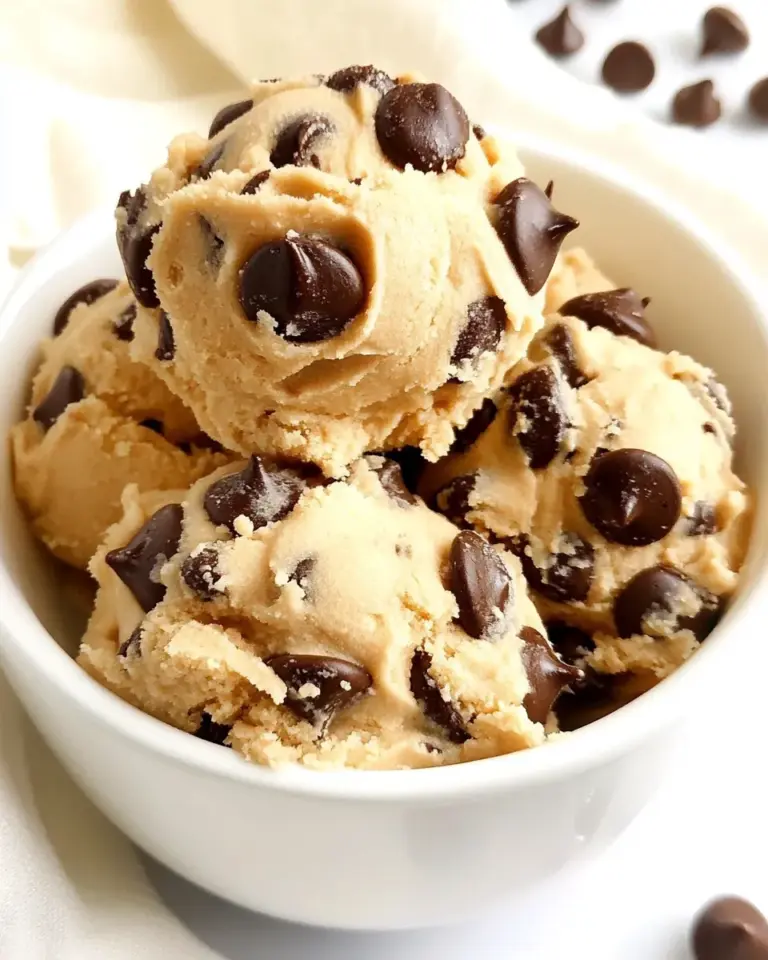 Homemade Easy Edible Cookie Dough Recipe photo
