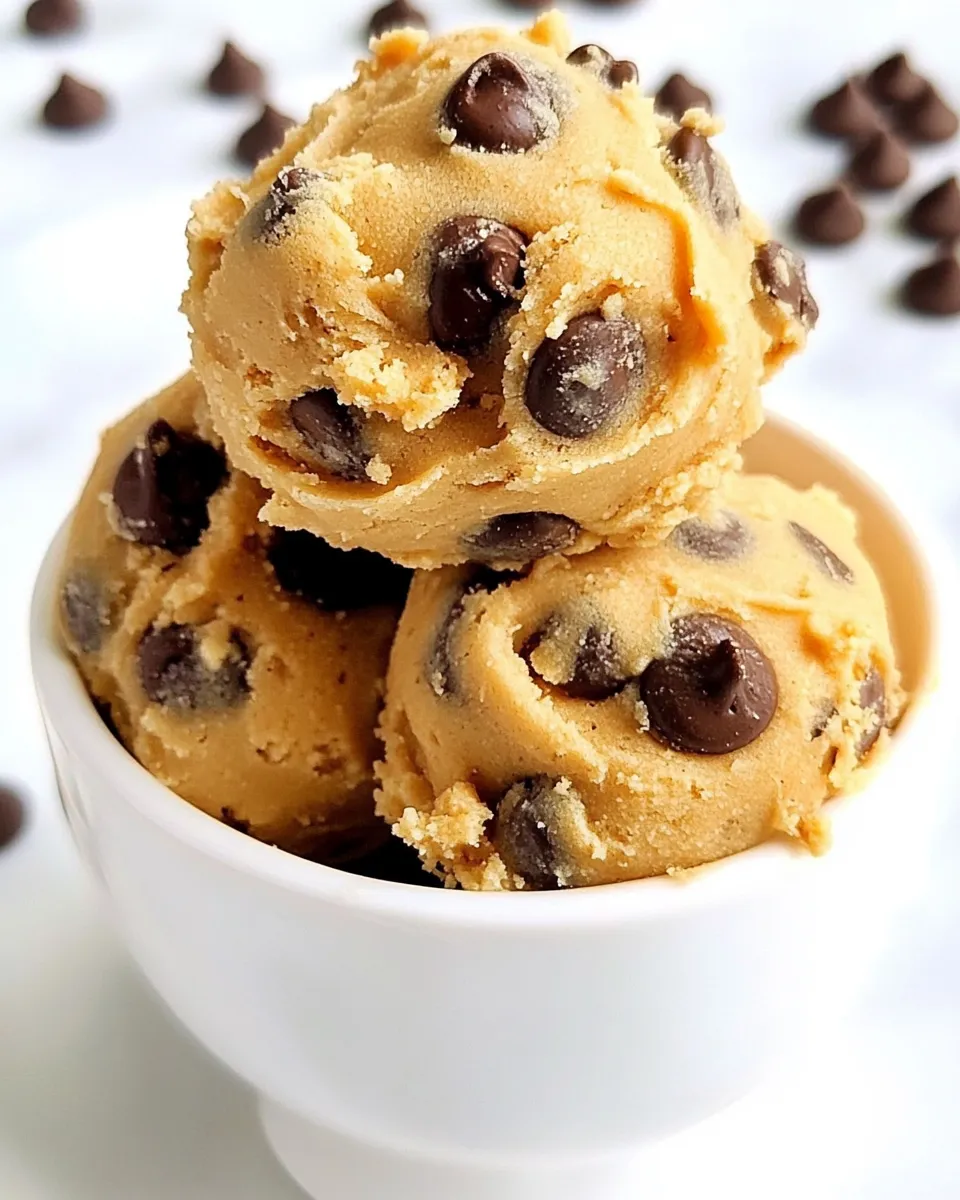 Delicious Easy Edible Cookie Dough Recipe shot