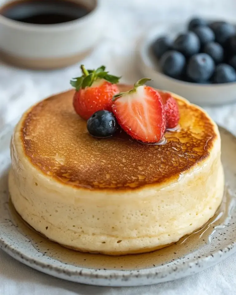 Homemade Easy Fluffy Japanese Pancakes photo