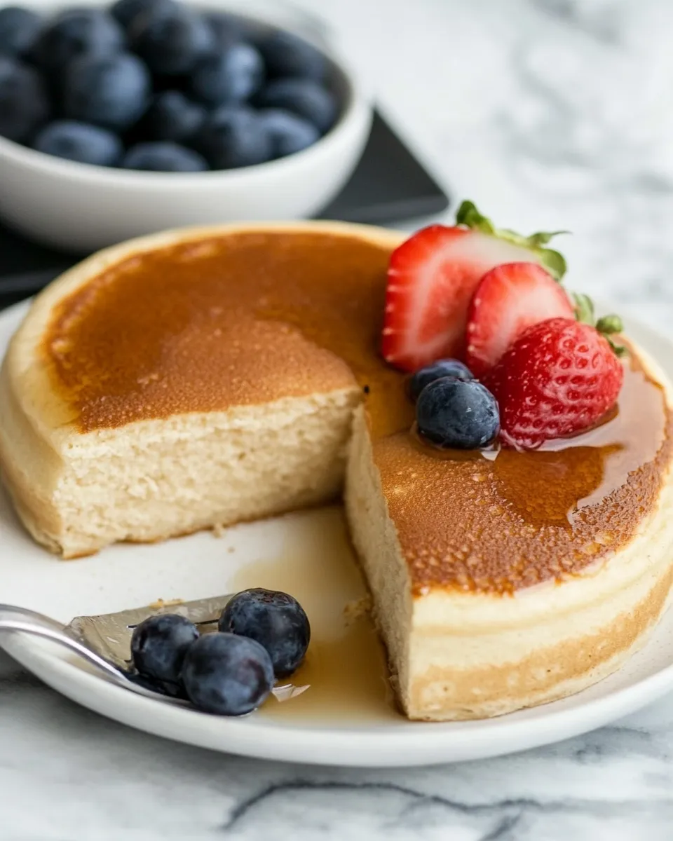 Delicious Easy Fluffy Japanese Pancakes image