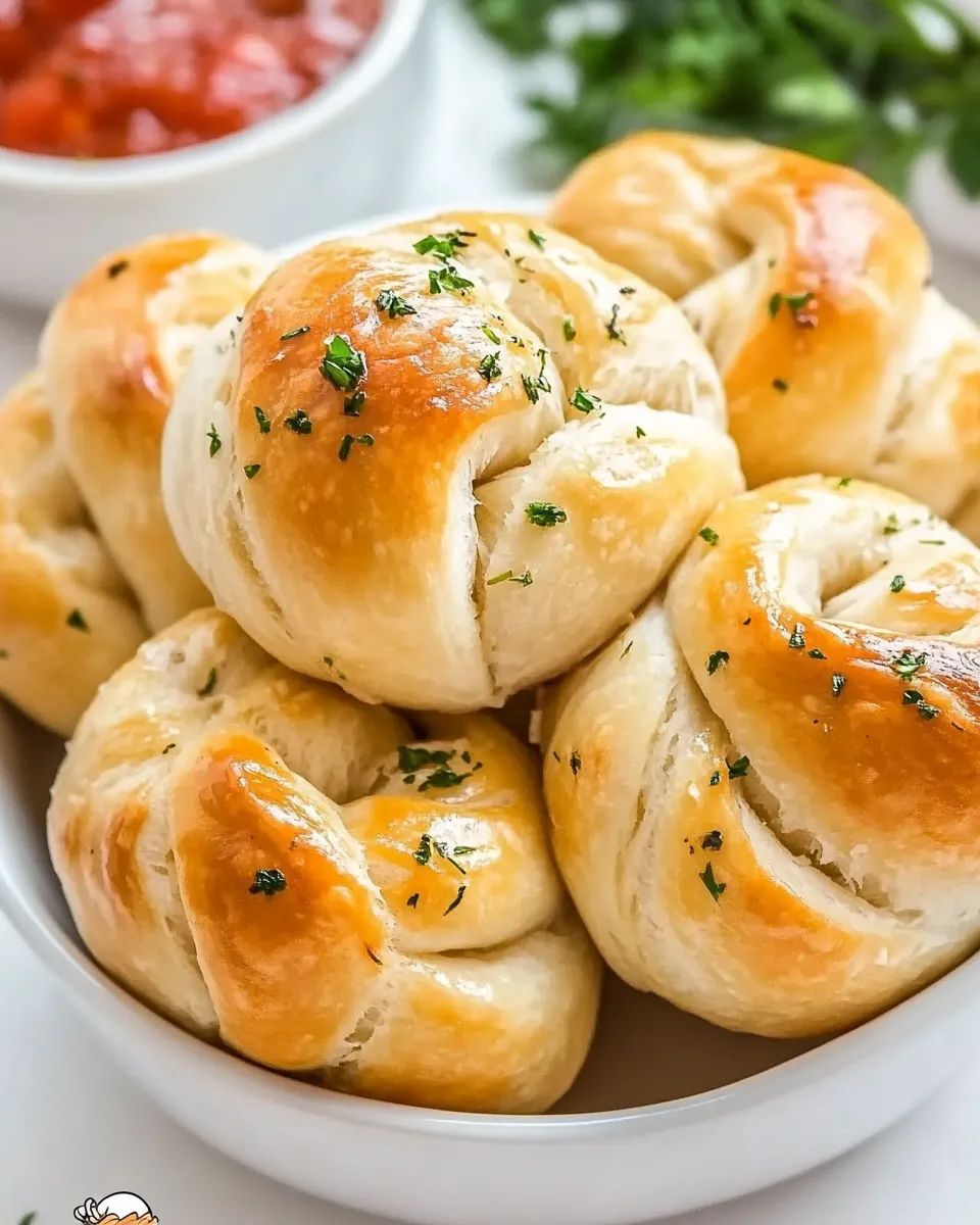 Delicious Easy Garlic Knots image