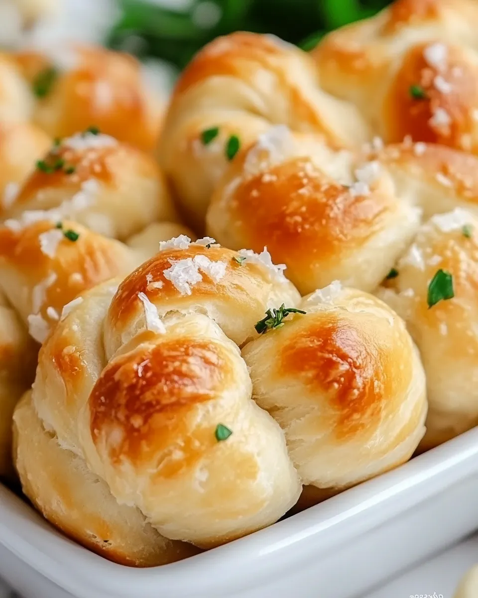 Simple Easy Garlic Knots recipe photo