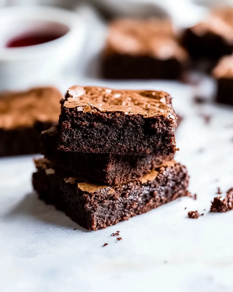 Homemade Easy Gluten-Free Dairy-Free Brownies photo
