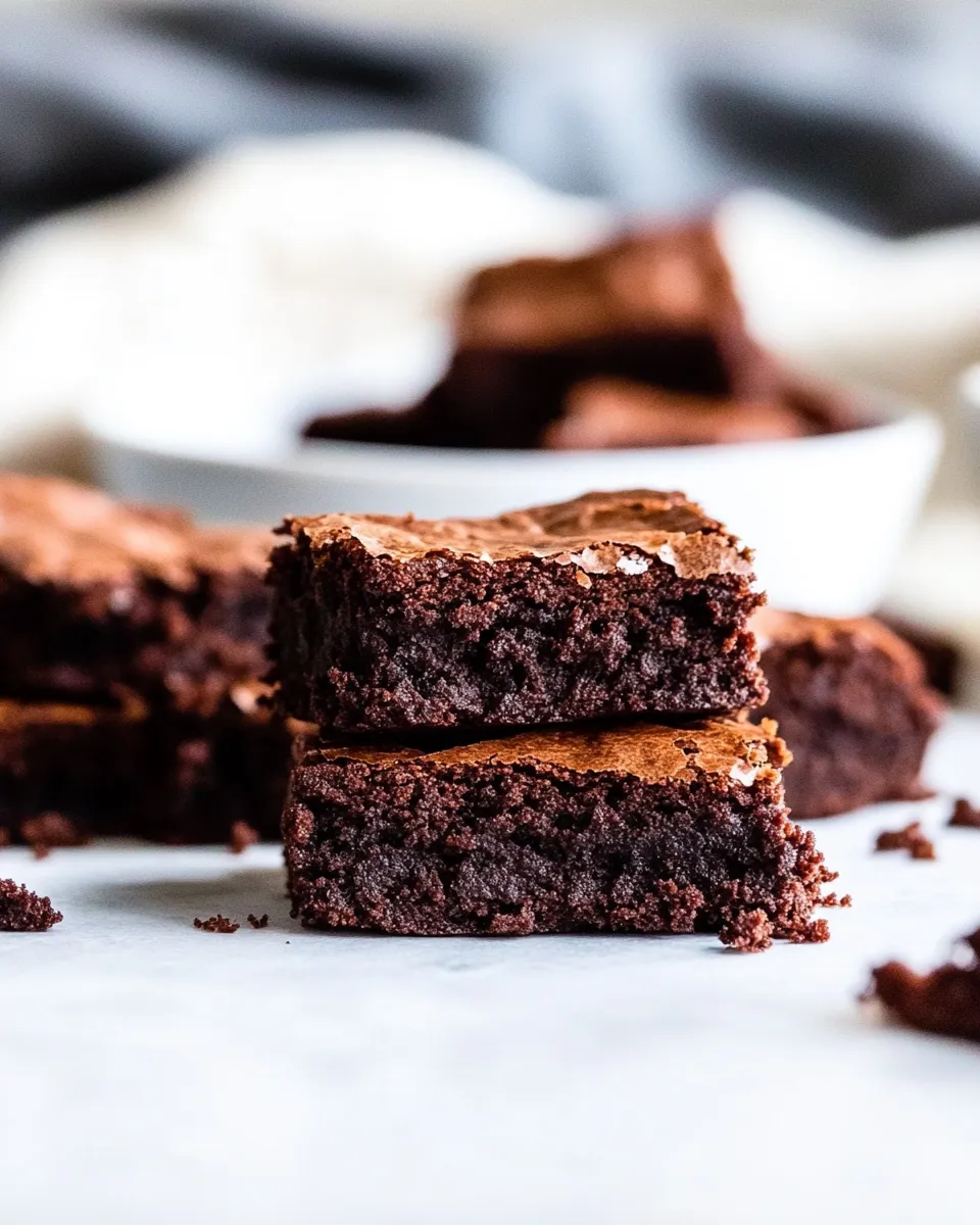 Classic Easy Gluten-Free Dairy-Free Brownies image