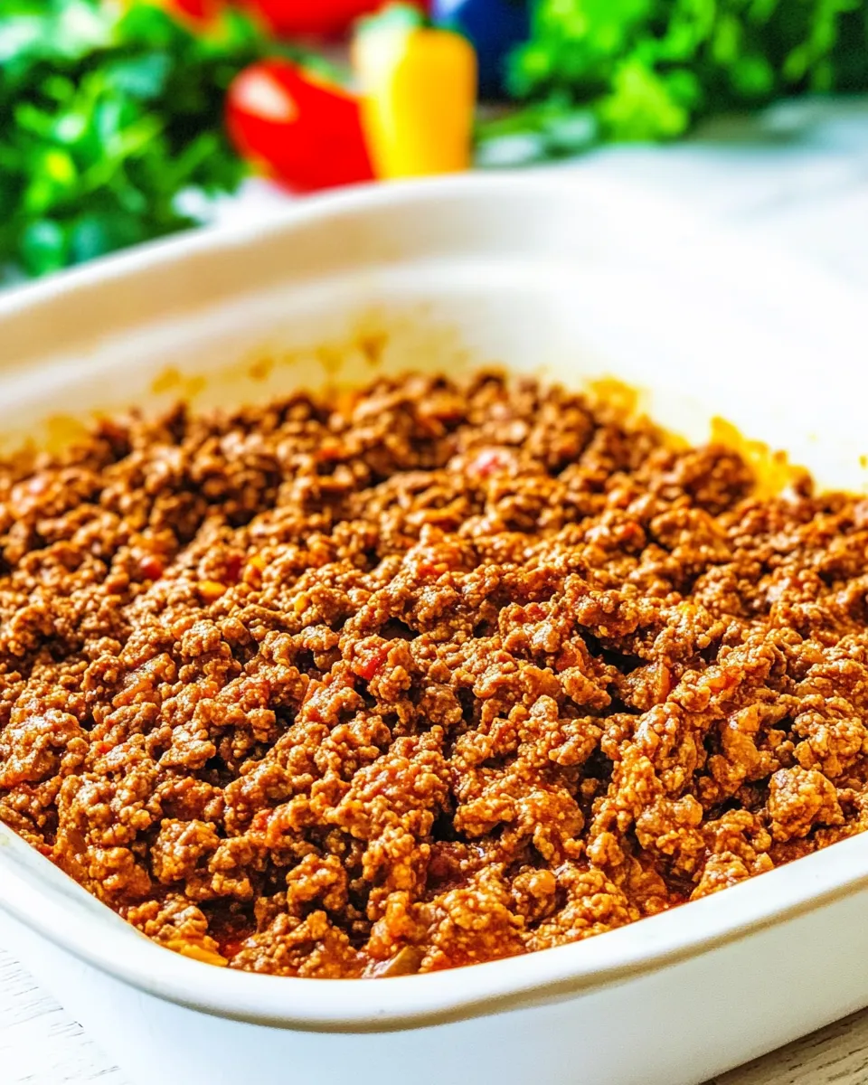 Quick Easy Ground Beef Taco Meat recipe photo