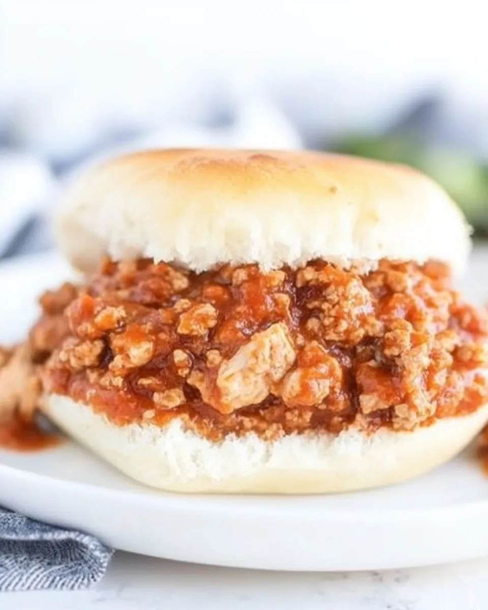 Homemade Easy Ground Chicken Sloppy Joes picture