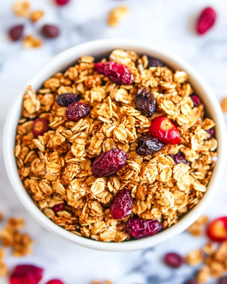 Delicious Easy Homemade Granola recipe photo