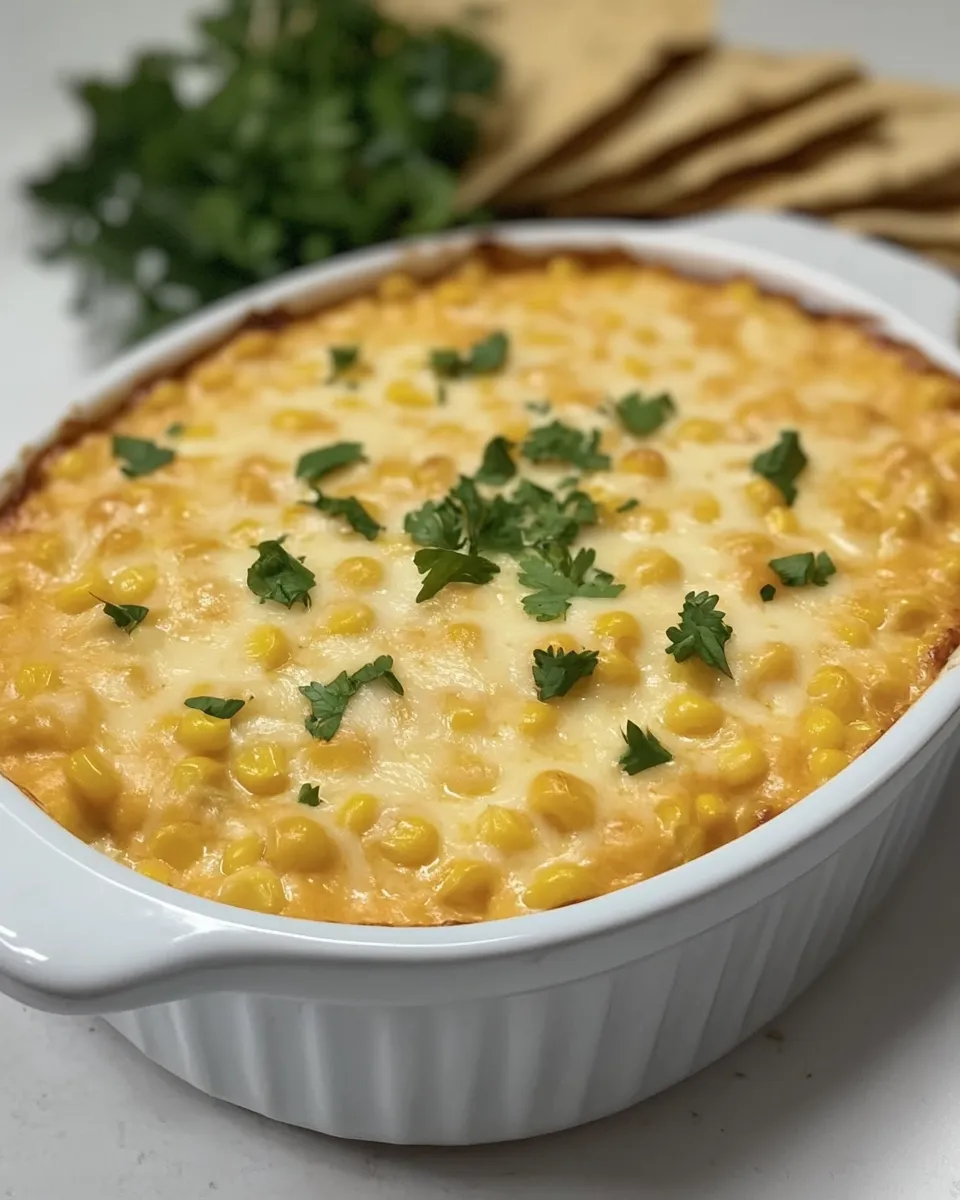 Delicious Easy Hot Corn Dip recipe photo