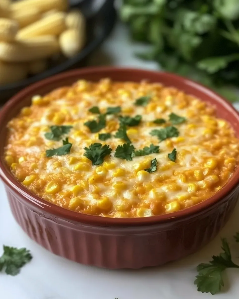 Quick Easy Hot Corn Dip shot