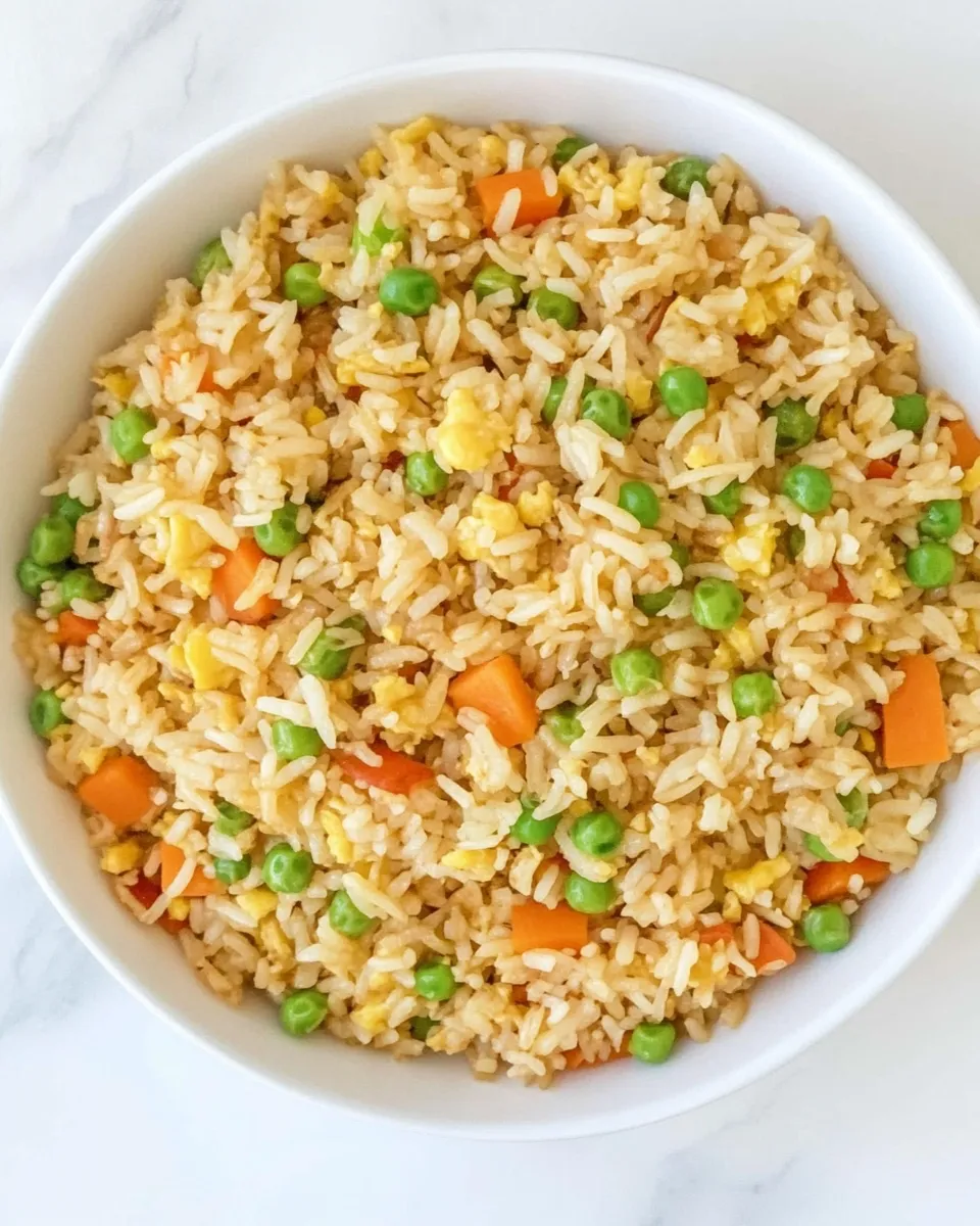 Quick Easy Leftover Fried Rice (With Leftover Rice) shot