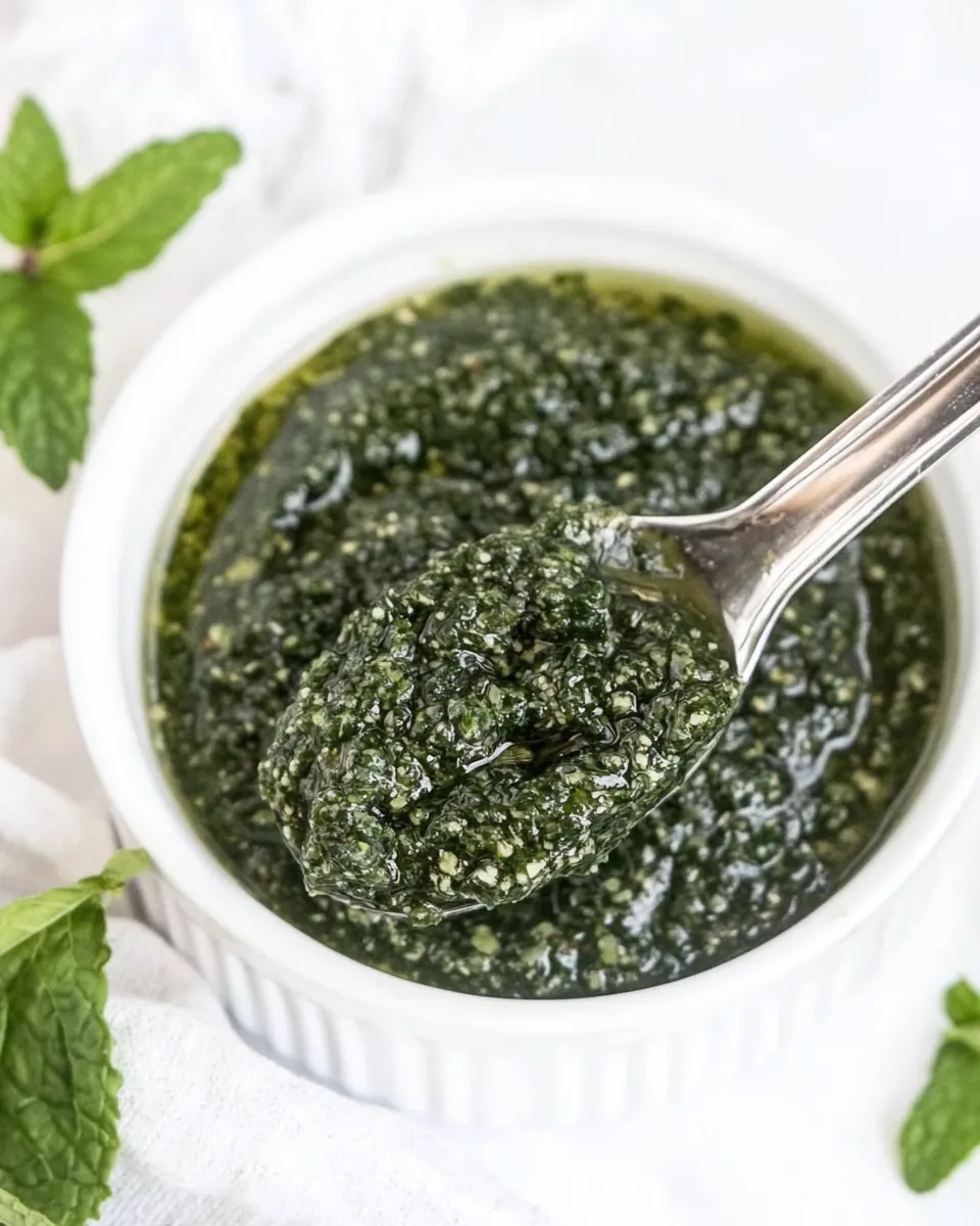 Homemade Easy Mint Sauce Recipe photo