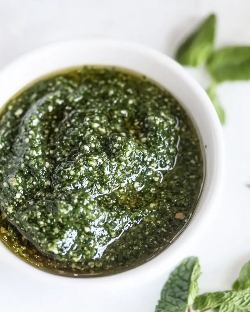 Quick Easy Mint Sauce Recipe dish photo