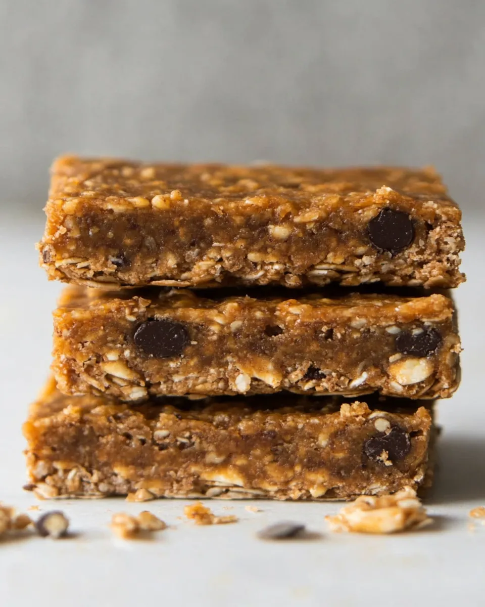 Classic Easy No-Bake Workout Bars recipe image