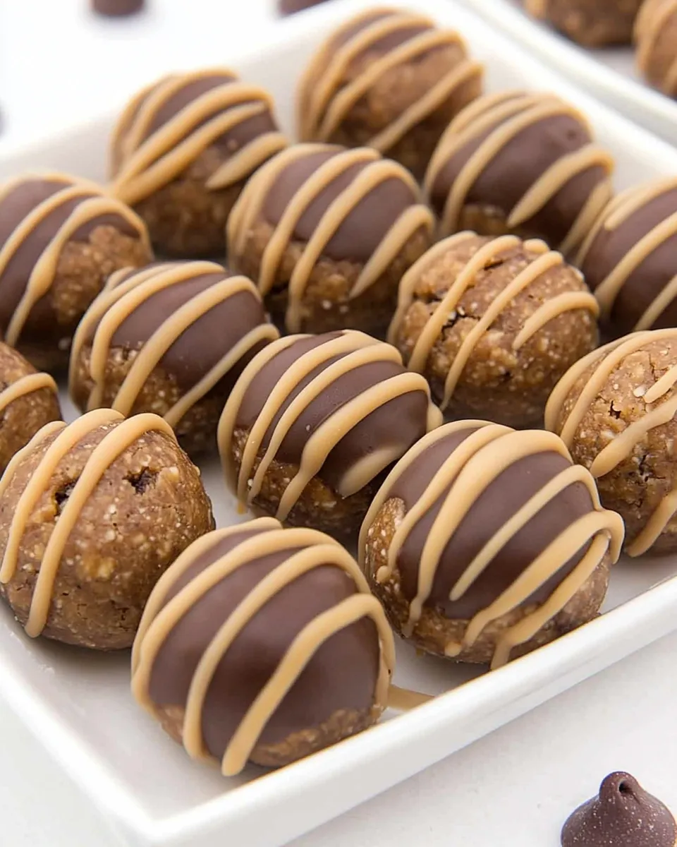Delicious Easy No Bake Peanut Butter Balls shot