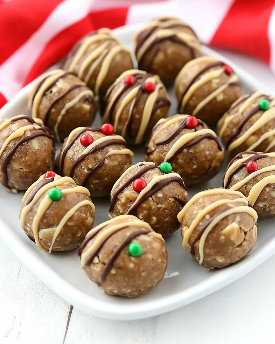 Quick Easy No Bake Peanut Butter Balls recipe photo