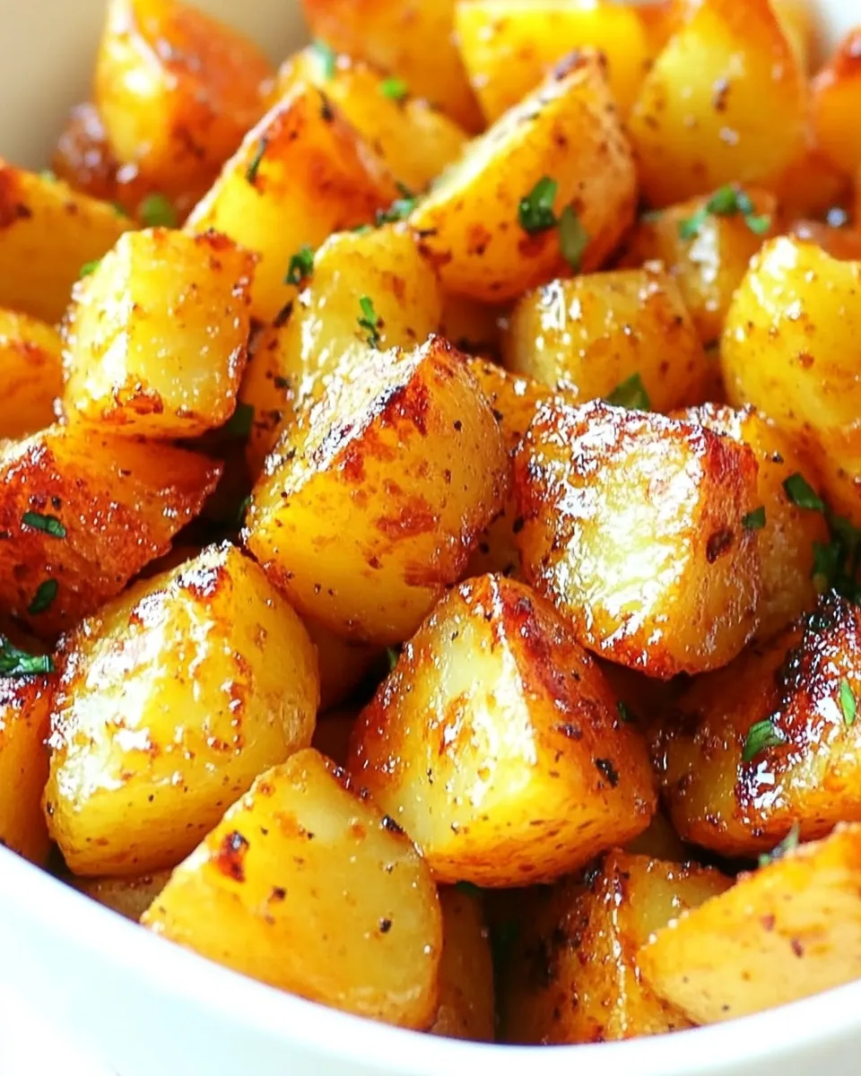 Delicious Easy Oven Roasted Potatoes Recipe shot