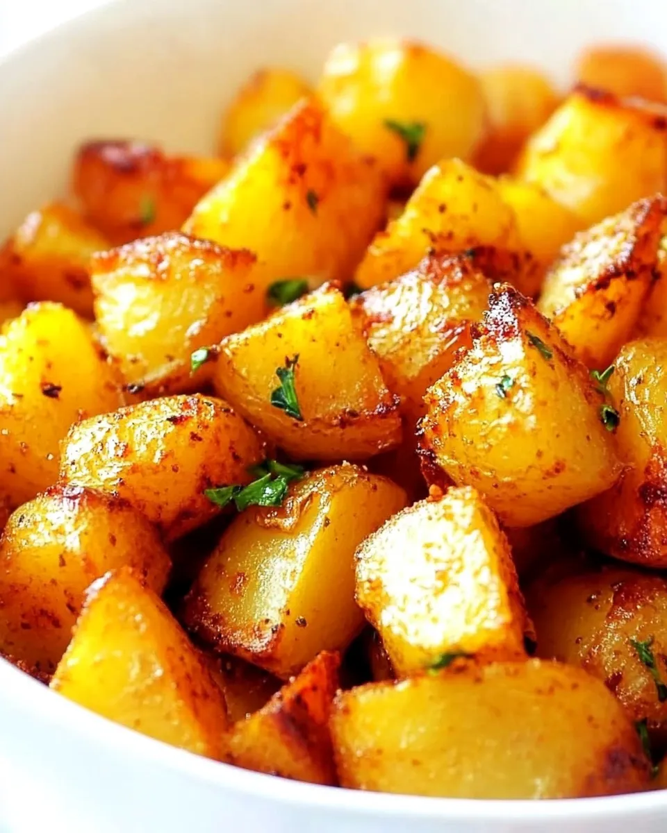 Quick Easy Oven Roasted Potatoes Recipe dish photo