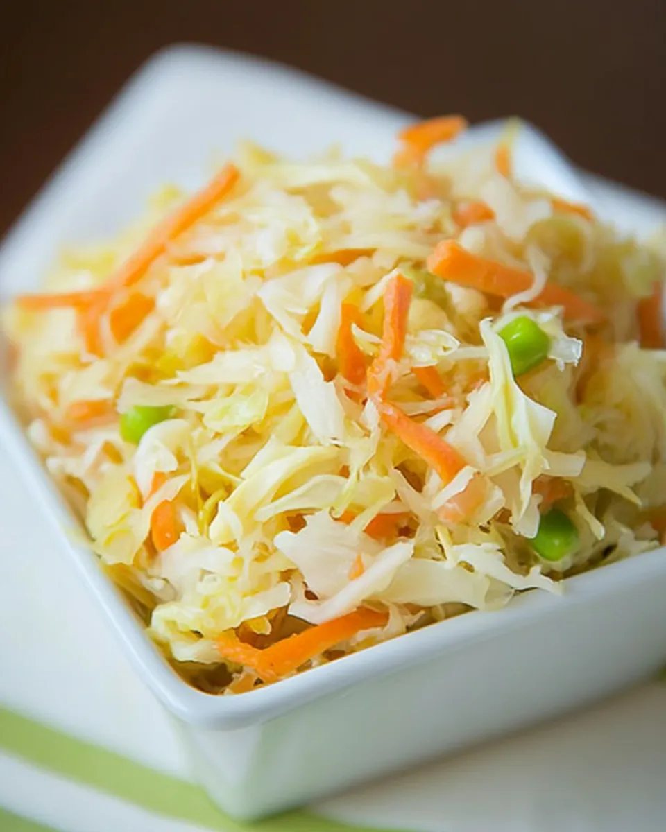 Quick Easy Overnight Sauerkraut Recipe dish photo