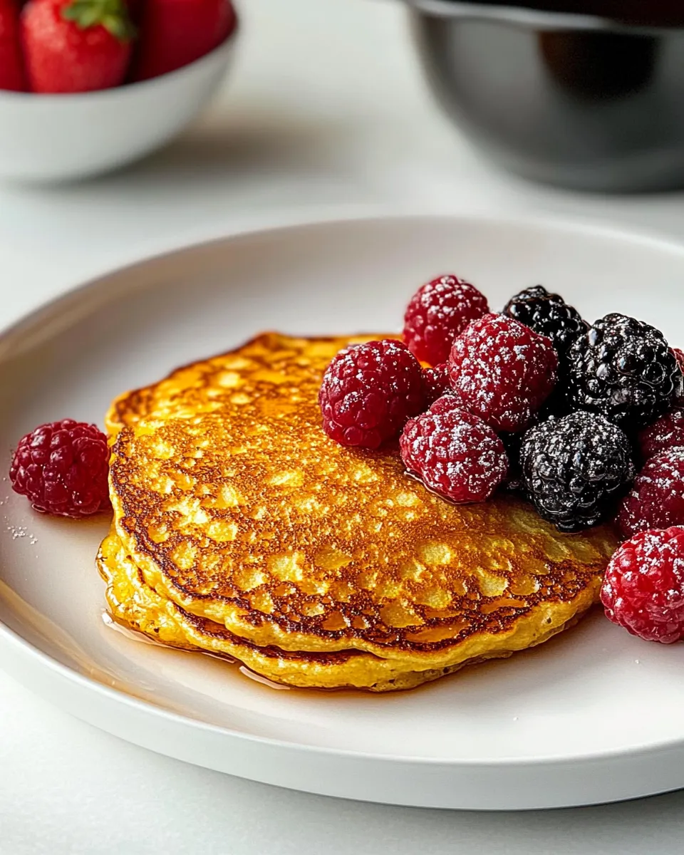 Quick Easy Pancakes For One shot