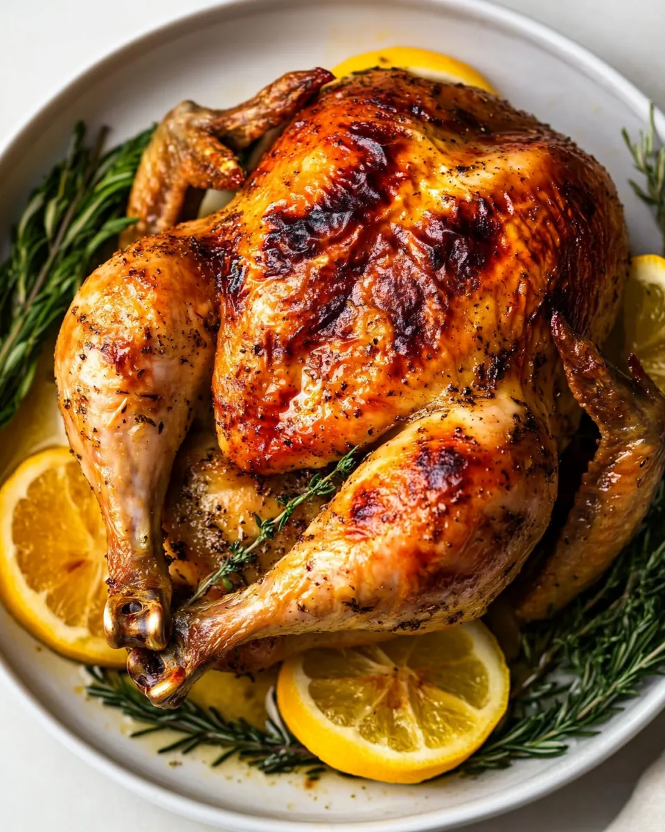 Homemade Easy Roast Chicken (Lemon & Herb) photo