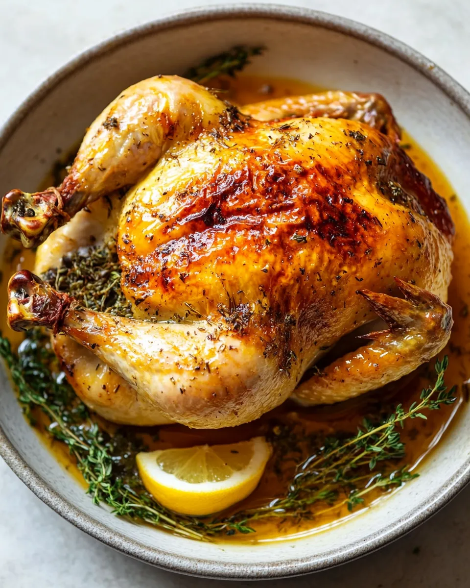 Classic Easy Roast Chicken (Lemon & Herb) image