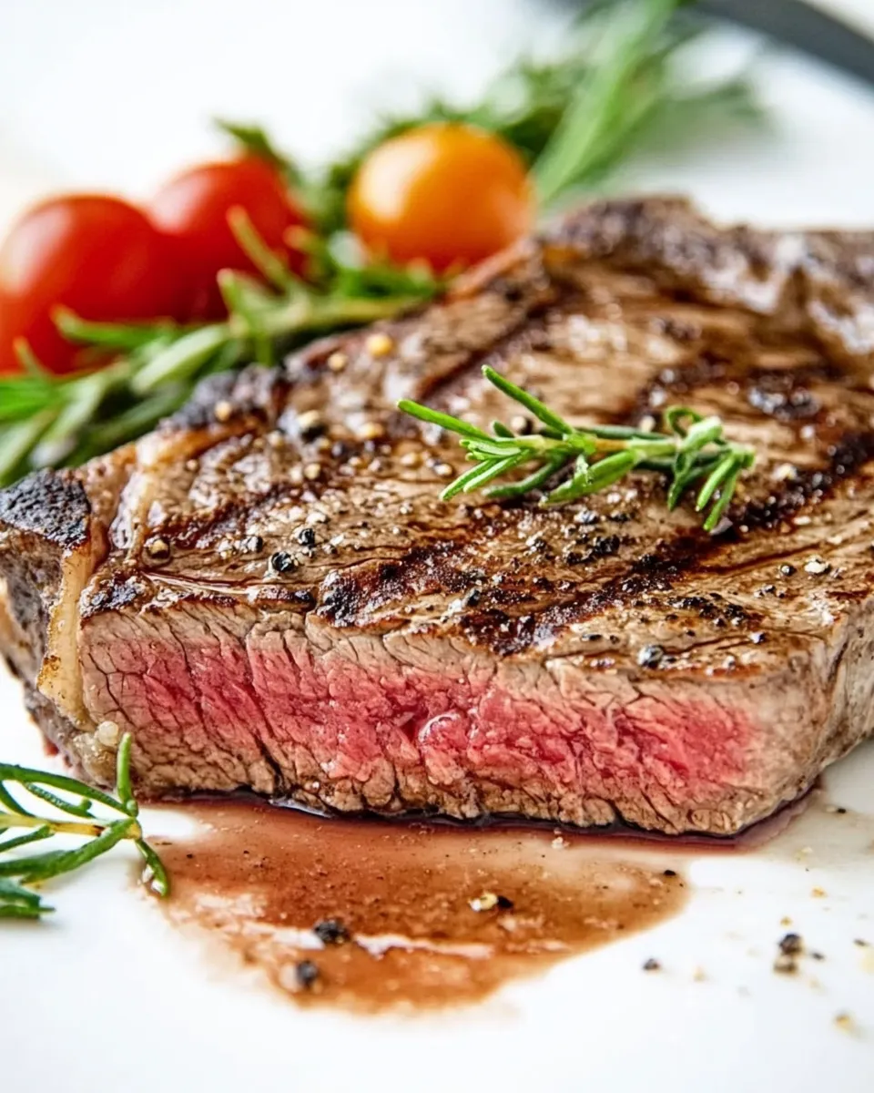 Classic Easy Seared Grass-Fed Ribeye Steaks image