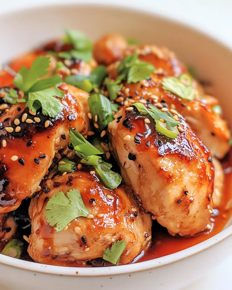 Quick Easy Sesame Chicken dish photo