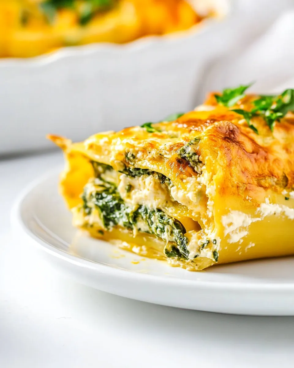 Classic Easy Spinach Manicotti Recipe (No Boil Noodles) image