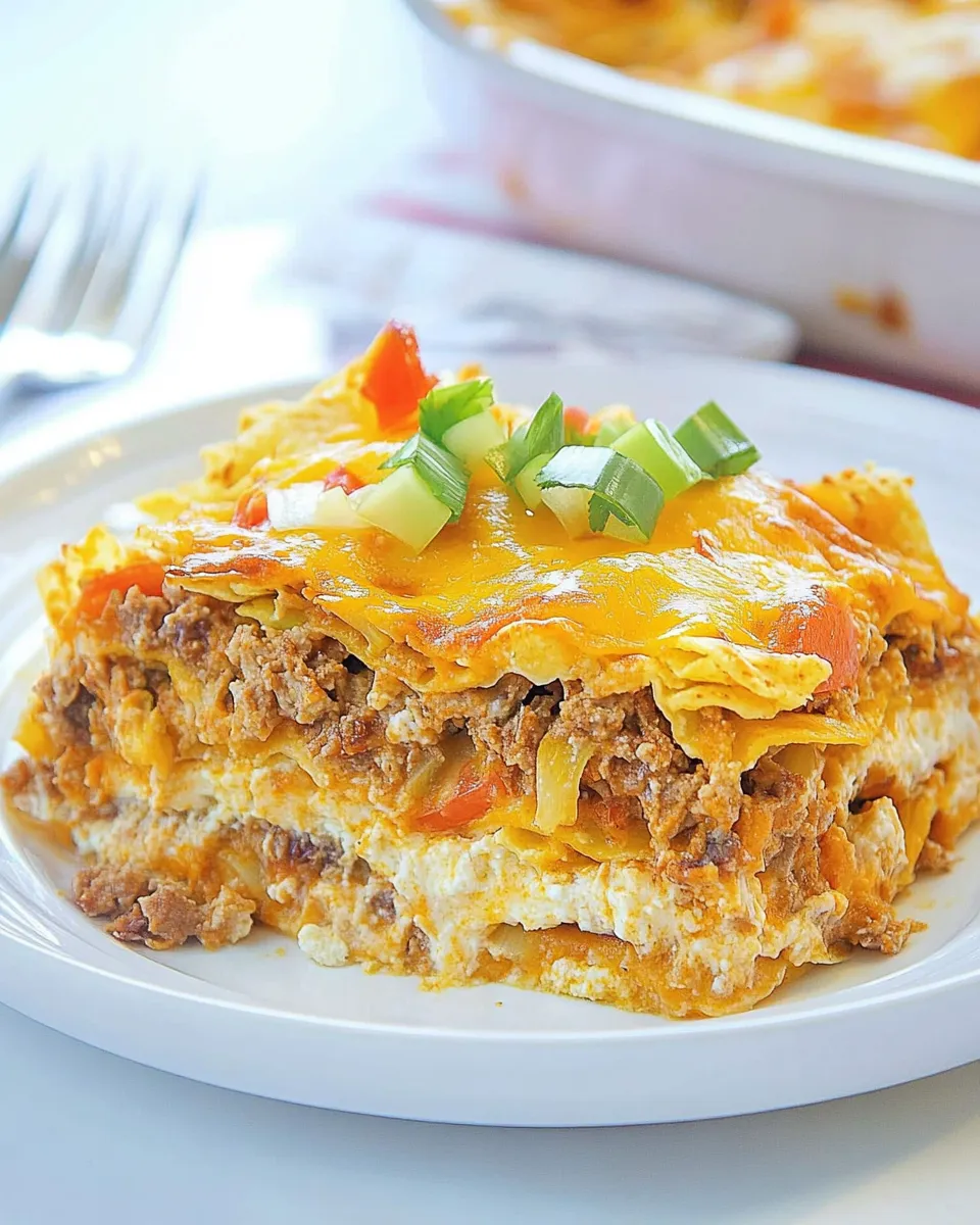 Classic Easy Taco Casserole: All Your Favorite Taco Flavors In One Dish image