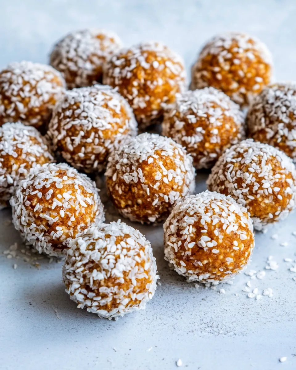 Healthy Easy Tahini Bliss Balls shot