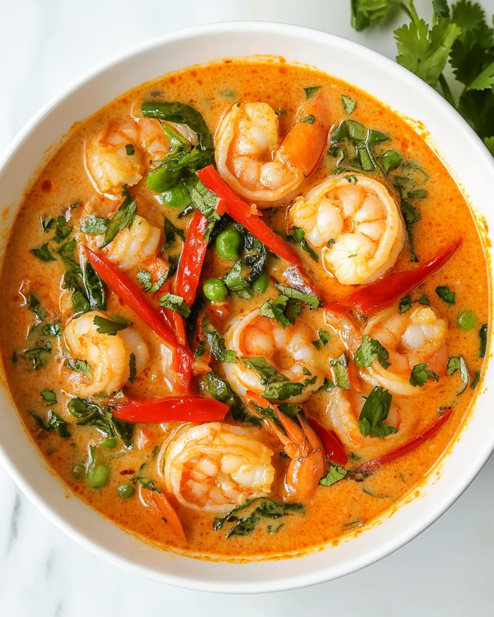 Homemade Easy Thai Shrimp Curry photo