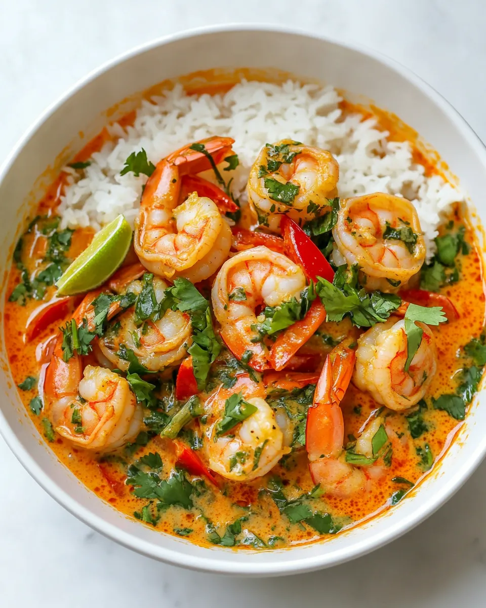 Classic Easy Thai Shrimp Curry image