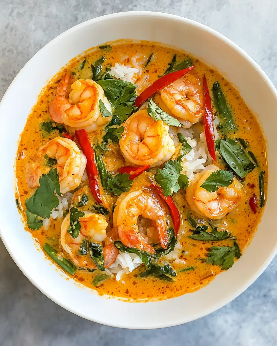 Delicious Easy Thai Shrimp Curry recipe photo