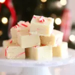 Homemade Easy White Chocolate Peppermint Fudge Recipe photo