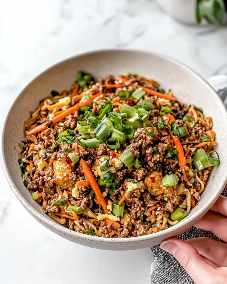 Homemade Egg Roll in a Bowl photo