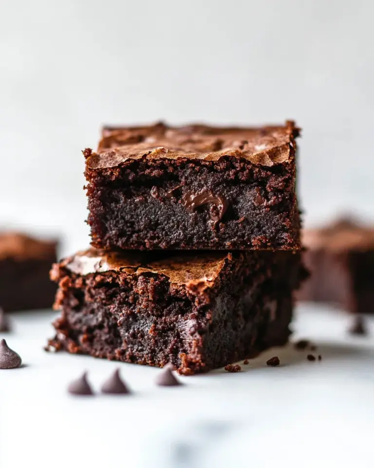 Homemade Eggless Brownies photo