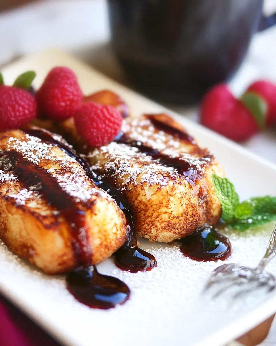 Homemade Espresso Angel Food Cake French Toast photo