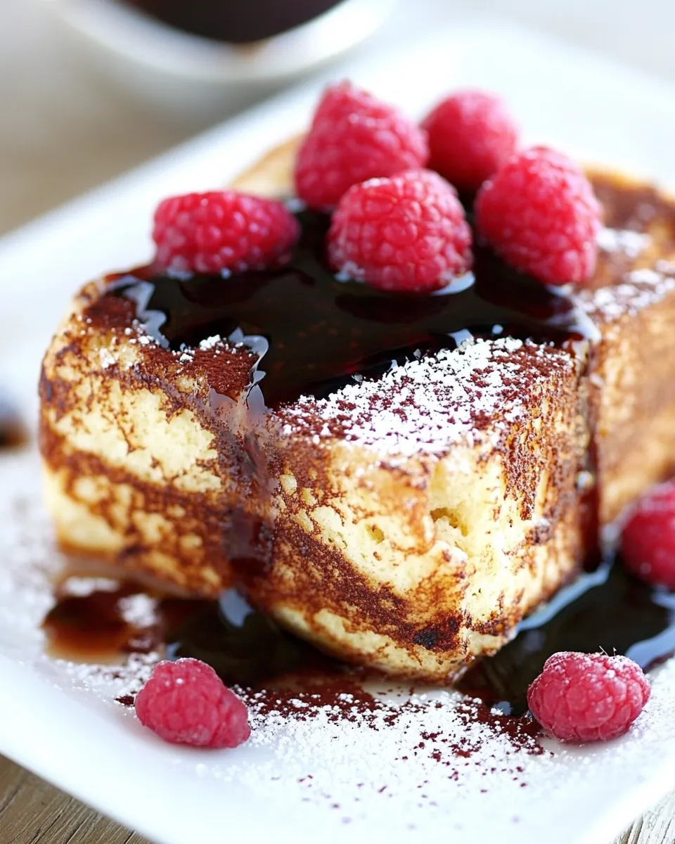 Classic Espresso Angel Food Cake French Toast image