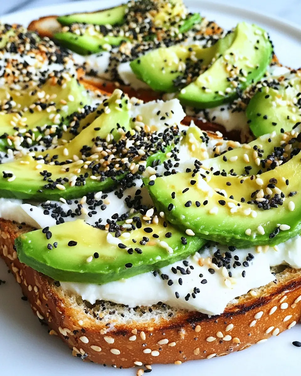 Easy Everything Bagel Avocado Toast recipe photo