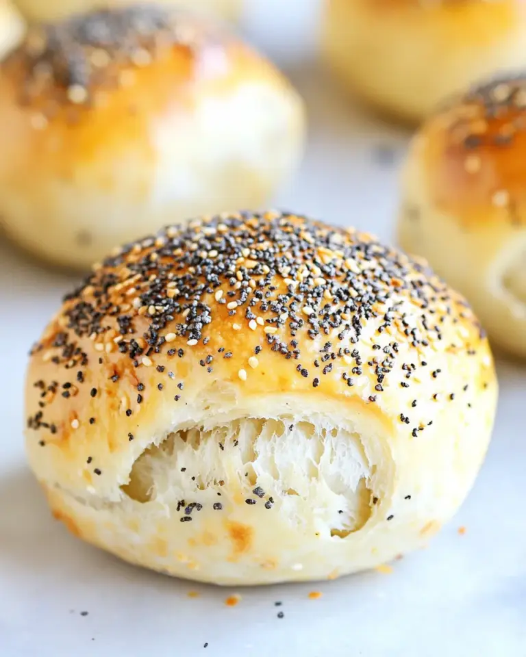 Homemade Everything Bagel Slider Buns photo
