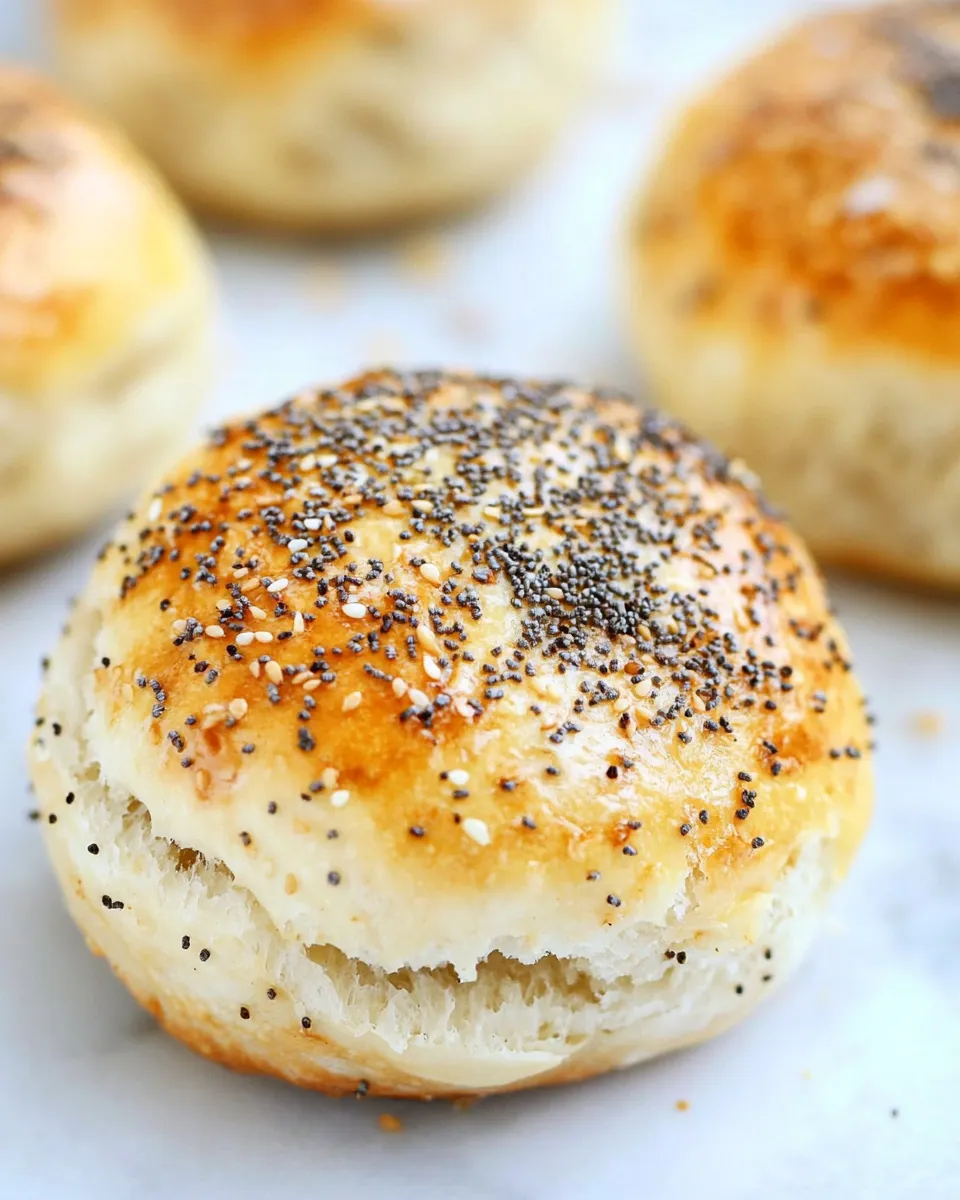 Classic Everything Bagel Slider Buns image