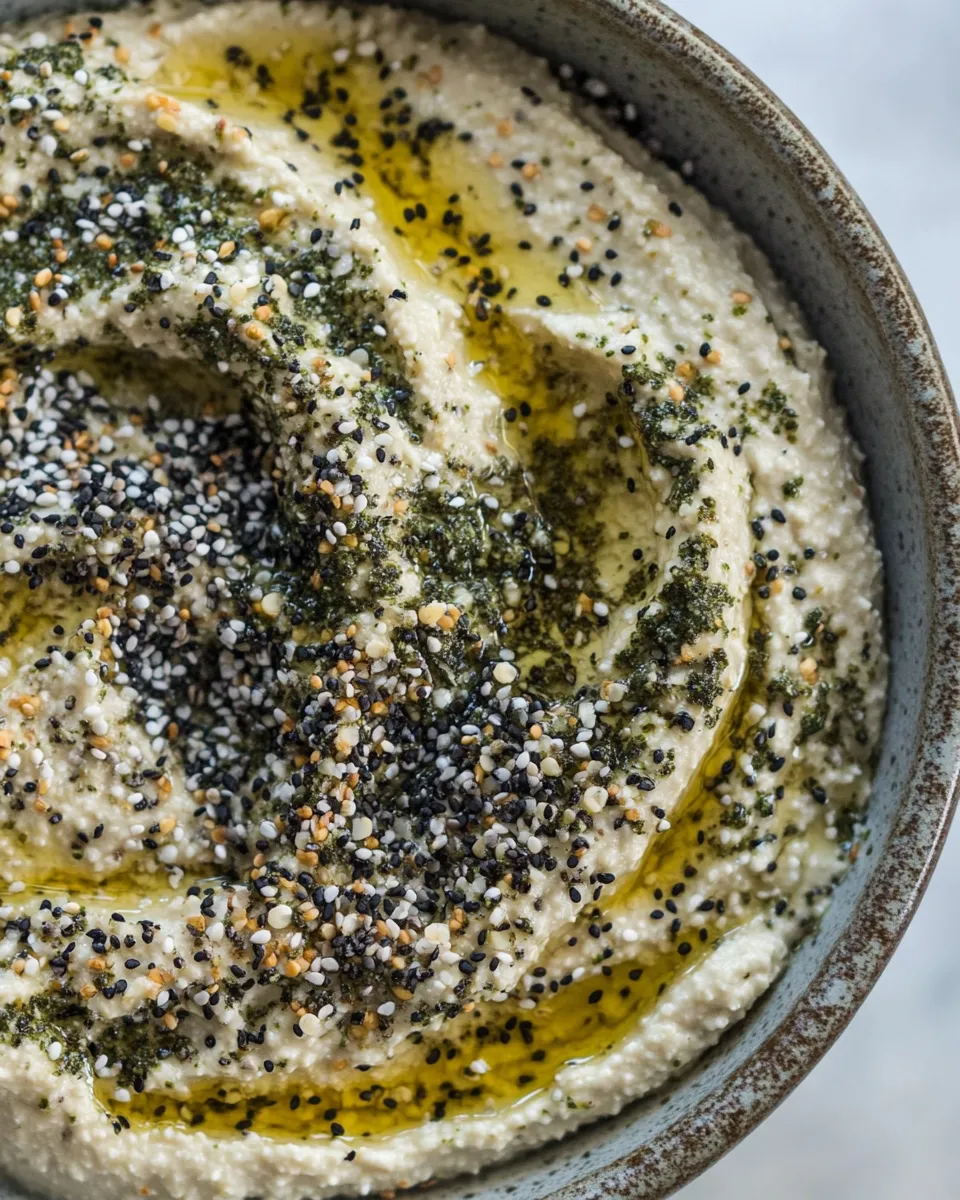 Tasty Everything White Bean Hummus. recipe image