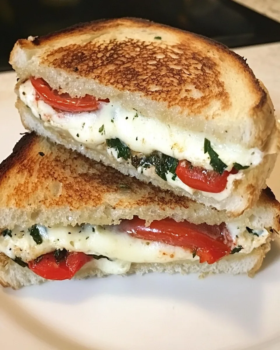 Delicious Feta Pepper Jack Grilled Cheese shot