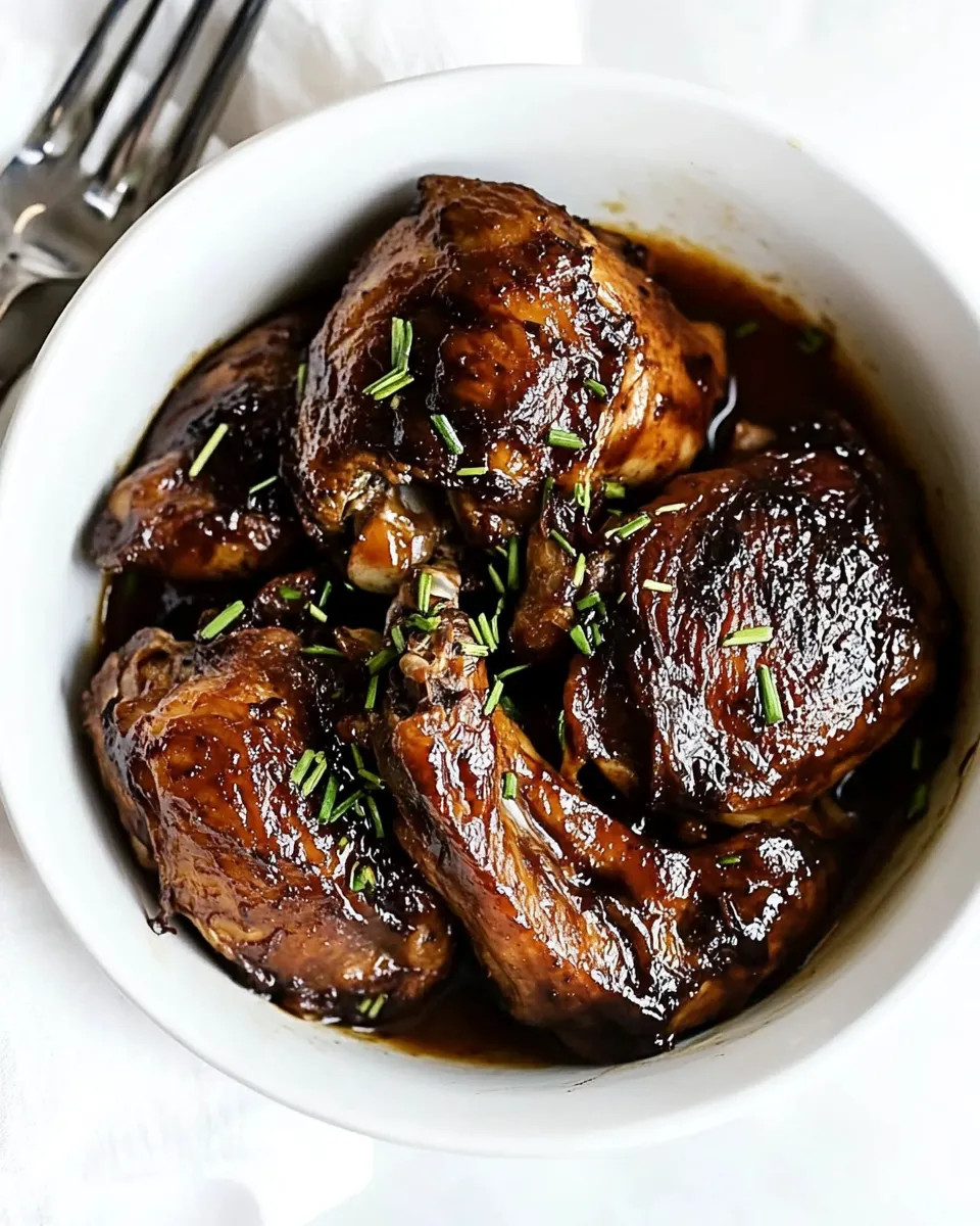 Classic Filipino Chicken Adobo Recipe (Adobong Manok) shot